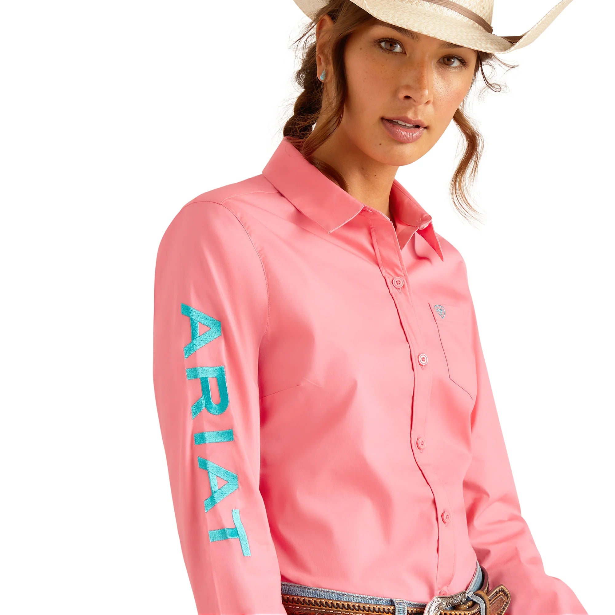 Camisa Dama Ariat Rosa 8752 BRONCO Tu tienda vaquera