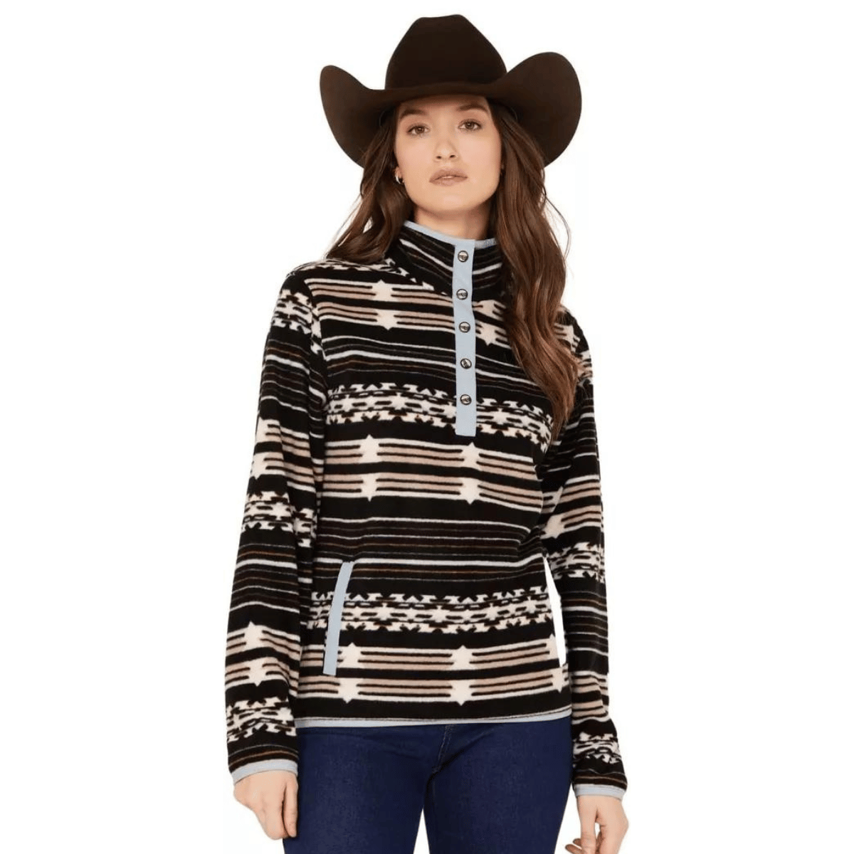 Sudaderas Vaqueras Para Mujer Sudadera Cinch Original Dama Negro